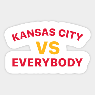 Kansas City VS Everybody Sticker